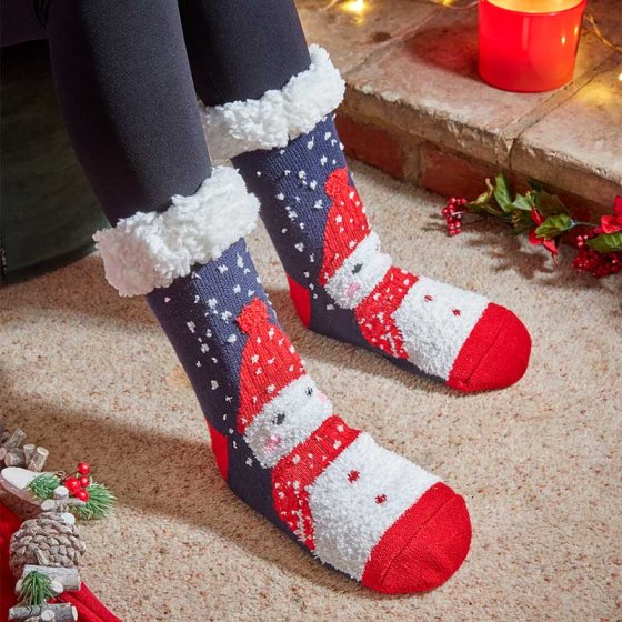 Frosty Slipper Socks - Image 1