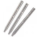 Load image into Gallery viewer, Galvanised Log Roll Stakes  3Pk
