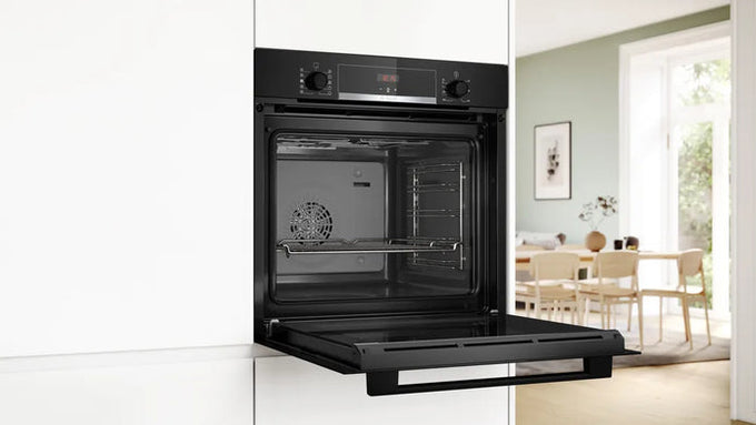 Bosch Built-In Black Oven with Steam Function HQA534BB3B - Keans Claremorris