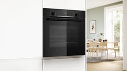 Bosch Built-In Black Oven with Steam Function HQA534BB3B, sleek design, available at Keans Claremorris