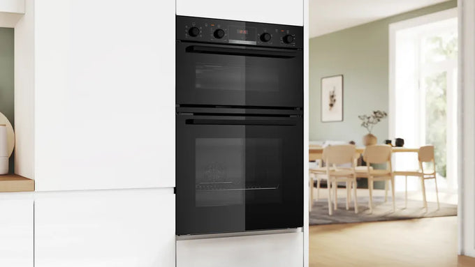 Bosch Built in Multifunction Double Oven Black | Series 4 - Image 5