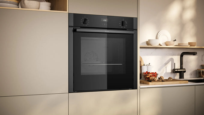 NEFF N50 Slide & Hide Built-In Oven 60x60cm Grey| B3ACE4AG3B - Image 9