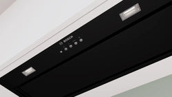 Bosch Series 6, Canopy cooker hood, 70cm, Black | DLN77AC60B