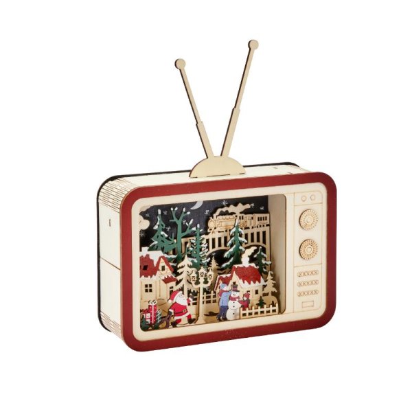 InLit Santa’s  – Retro TV - Image 1