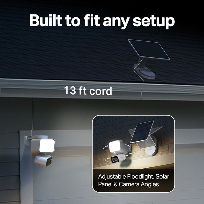 TP-Link Tapo Solar Floodlight Pan/Tilt Cam Kit IP65| TPL-TAPO-C615F-KIT - Image 5