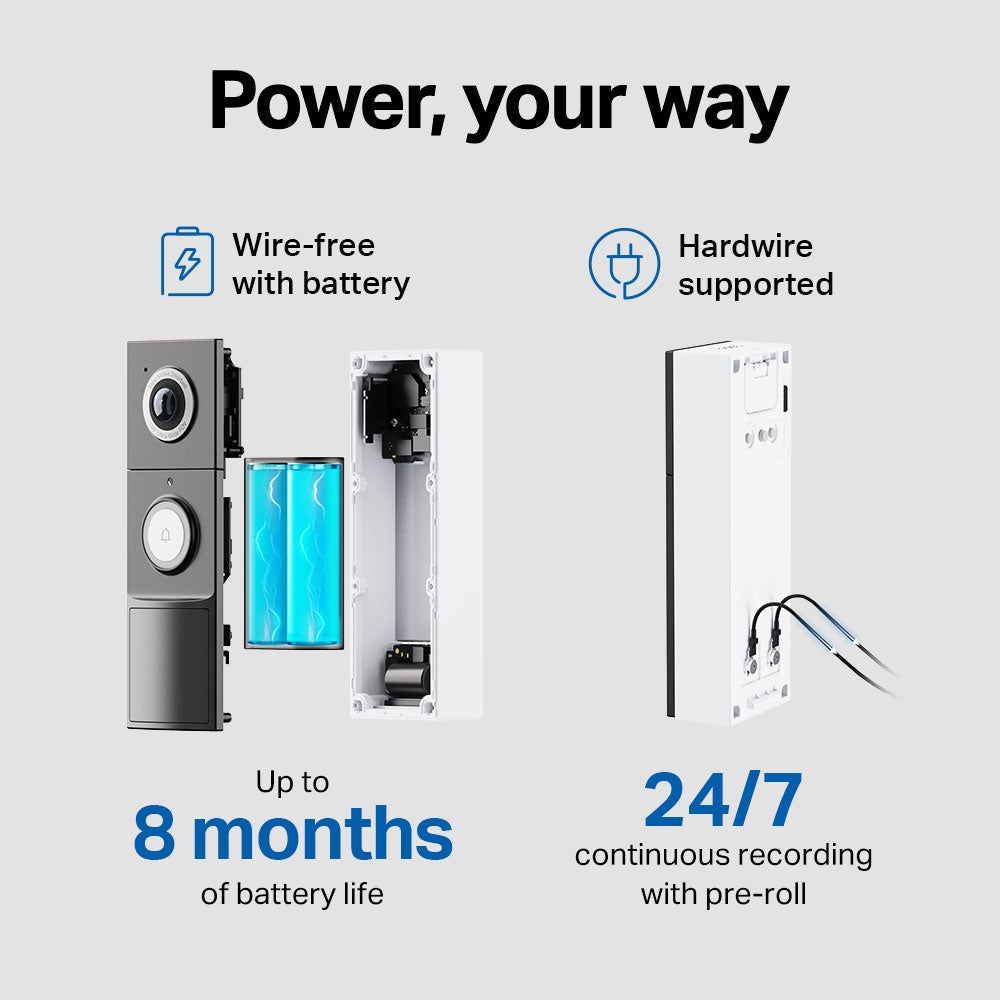 Tp Link Tapo 2K 5Mp 1.8Mm Battery/Hardwire Power Video Doorbell | TPL-TD25 - Image 6