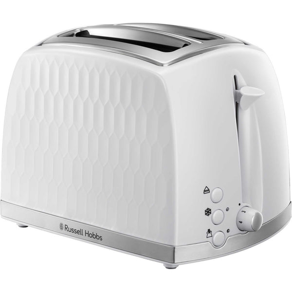 Russell Honeycomb Hobbs Toaster | White