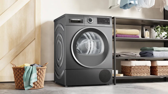 Bosch Serie 6 Heat Pump Tumble Dryer 9kg | Graphite | WQG245R1GB - Image 4