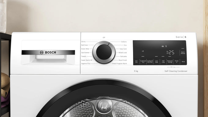 Bosch Serie 6 9KG Heat Pump Tumble Dryer | WQG24500GB - Image 2