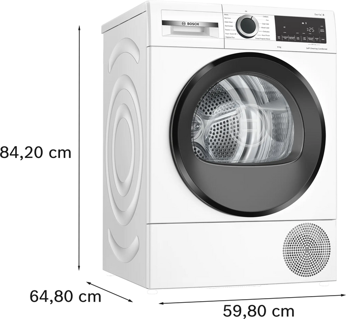 Bosch Serie 6 9KG Heat Pump Tumble Dryer | WQG24500GB - Image 6