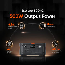 Jackery Explorer 500 V2 Portable Power Station| 263-21-0001-000276