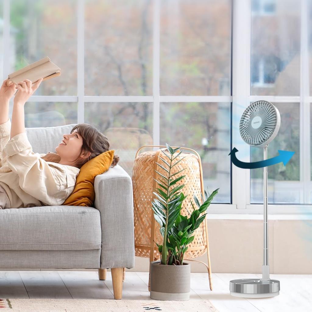 Cecotec 8'' Foldable Portable Fan with Remote - Image 3