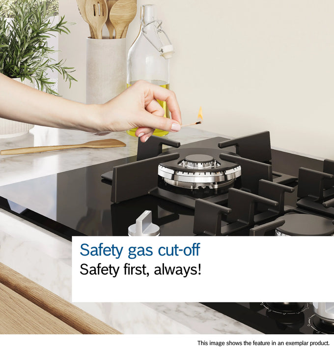 Bosch Series 4, Gas Hob, 60 Cm, Stainless Steel | PGP6B5K90 - Image 2