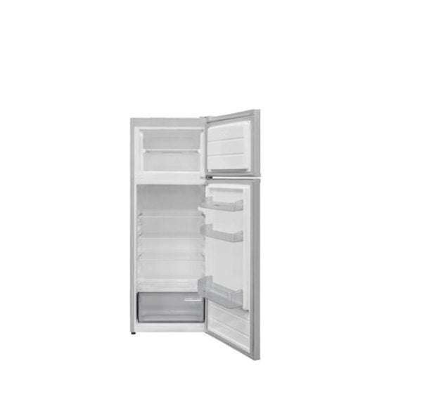 Nordmende 80/20 Silver Fridge Freezer 171L Fridge, 42L Freezer, Auto Defrost, Low Frost, Reversible Doors – Keans Claremorris