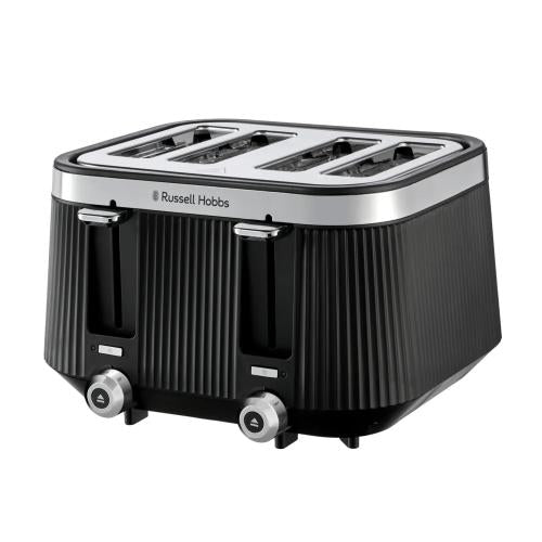 Russell Hobbs Bronte Black Toaster 4 Slice - Image 1