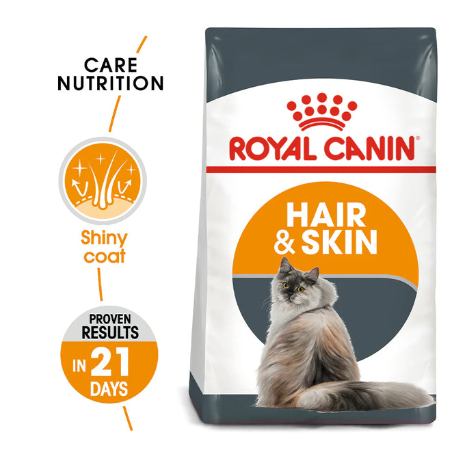 Royal Canin Cat Food - Hair & Skin 2Kg - Image 2