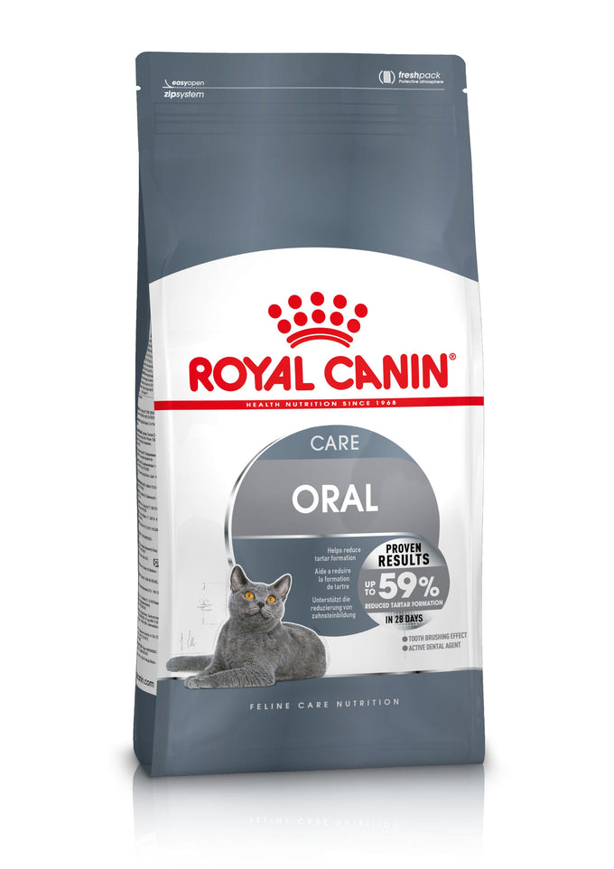 Royal Canin Oral Care Cat Food 1.5kg - reduces tartar by 59%, promotes oral hygiene | Keans Claremorris