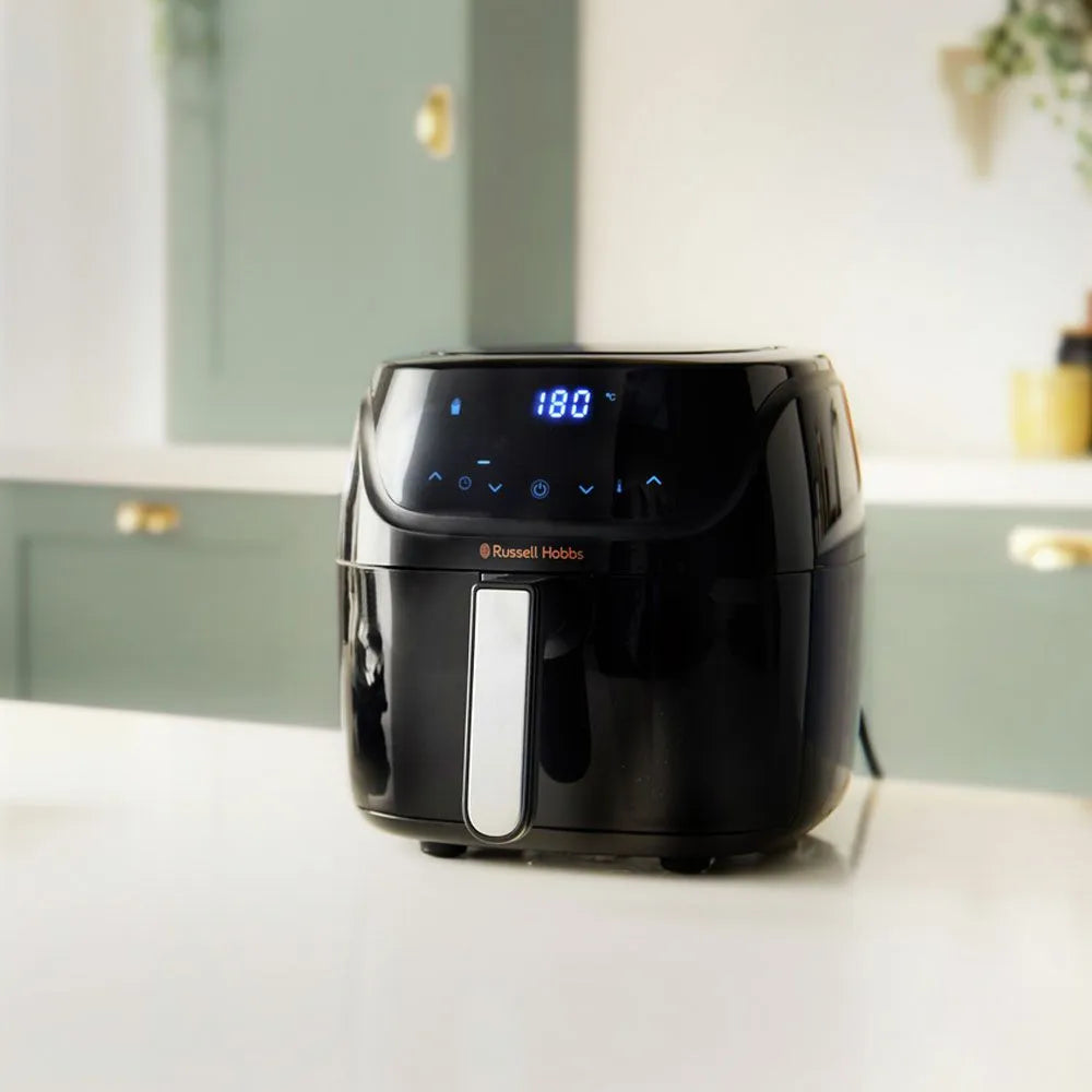 Russell Hobbs SatisFry 4L Medium Black Air Fryer, 27160, oil-free cooking, available at Keans Claremorris