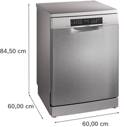 Bosch Series 6 Free-Standing Dishwasher 60cm Brushed Steel Anti-Fingerprint
