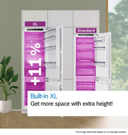 Bosch Series 2 No Frost 193.5 x 54. Sliding hinge Integrated Fridge Freezer – KIN96NSE0G