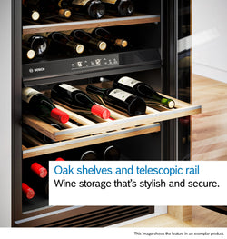 Bosch Series 6 Wine Cooler Glass Door 82x60cm| KUW21AHG0G