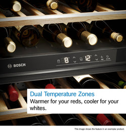 Bosch Series 6 Wine Cooler Glass Door 82x60cm| KUW21AHG0G