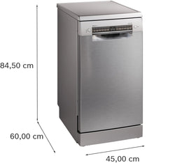 Bosch Series 4 Slimline Dishwasher 45cm – Silver| SPS4HMI49G