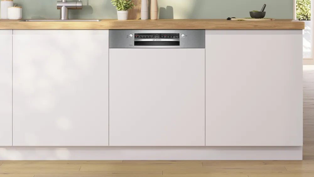 Bosch Series 2 Semi-Integrated Dishwasher 60cm Steel | SMI2HTS06G - Image 2