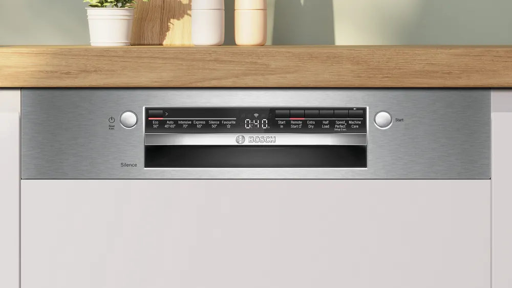 Bosch Series 2 Semi-Integrated Dishwasher 60cm Steel | SMI2HTS06G - Image 3