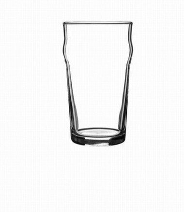 Ravenhead Essentials Sleeve of 2 Nonik Beer Glasses 56cl with grip ridge, stackable design - Keans Claremorris