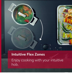Neff N90 80cm Induction Hob with Ventilation Black| V68YYX4B0