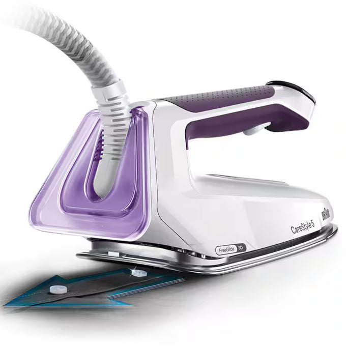Braun Carestyle 5 Steam Generator Iron – White & Violet| IS5247VI - Image 3