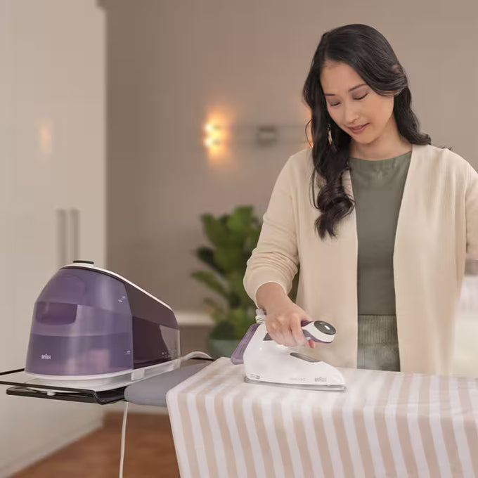 Braun Carestyle 5 Steam Generator Iron – White & Violet| IS5247VI - Image 5