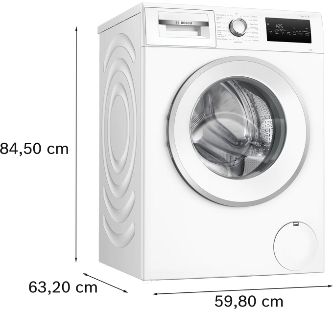 Bosch 8kg Washing Machine 1400rpm – Inverter Motor | WAN28254GB - Image 9