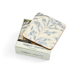 Willow Boughs Blue Coasters - Set of 6