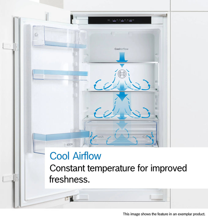 Bosch Series 2 Built-In Fridge Freezer 177.2cm – Sliding Hinge | KIV87NSE0G - Image 2