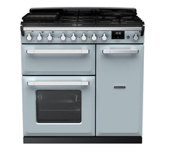 Rangemaster Dual Fuel Estel Deluxe 90cm Chrome Trim