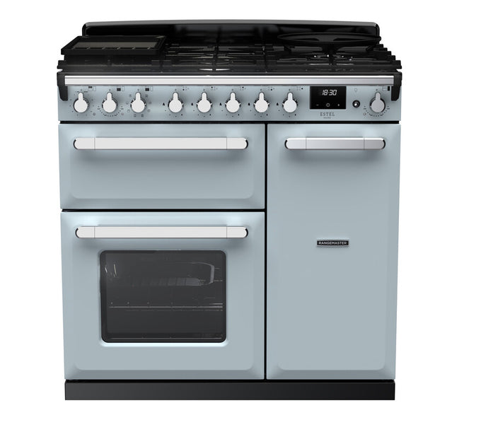 Rangemaster Dual Fuel Estel Deluxe 90cm Chrome Trim - Image 5