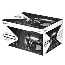 GROOV-E Portable CD & Radio Black
