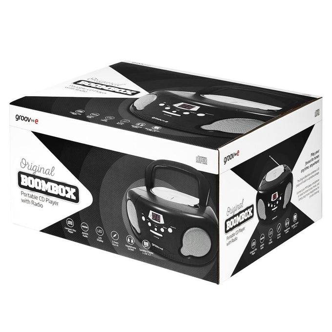 GROOV-E Portable CD & Radio Black - Image 3