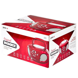 GROOV-E Portable CD & Radio Red