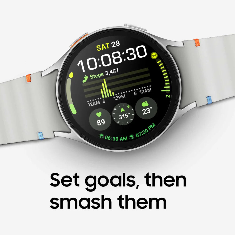 Samsung Galaxy Watch 7 40mm Cream Smartwatch SM-L300NZEAEUA, sleek design, health tracking - Keans Claremorris