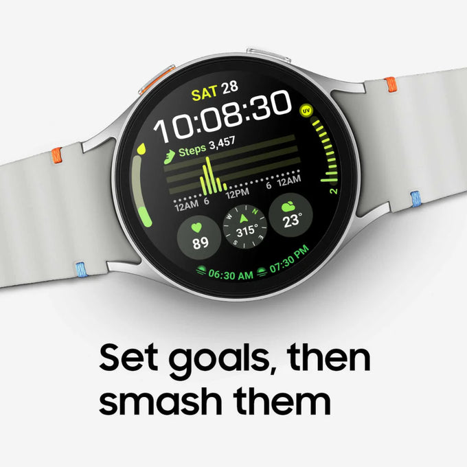 Samsung Galaxy Watch 7 40mm Cream Smartwatch SM-L300NZEAEUA, sleek design, health tracking - Keans Claremorris