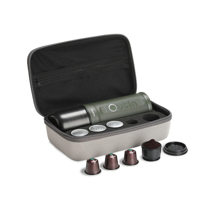 Outin Nano Travel Kit - Forest Green| OTEM-01-FG-Bag - Image 2