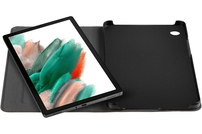 Black Gecko EasyClick Eco Cover for Samsung Galaxy Tab A9 8.7", recycled plastic, full protection, auto sleep/wake, Kean’s