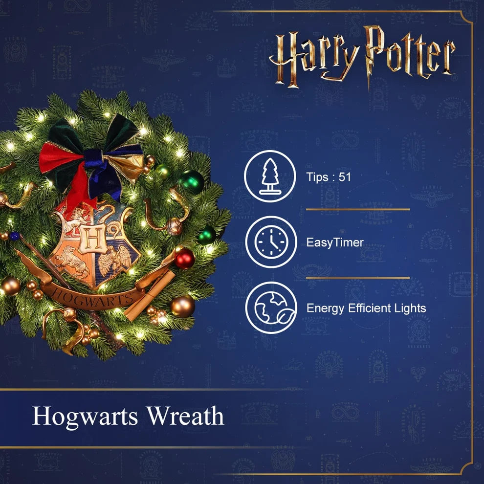45cm Hogwarts Wreath - Image 3