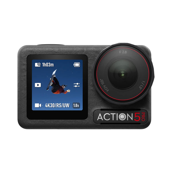 DJI Osmo Action 5 Pro Standard Combo action camera with dual screens, 4K video, waterproof – available at Keans Claremorris