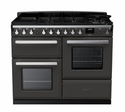 Rangemaster Dual Fuel Estel Deluxe 110cm Chrome Trim