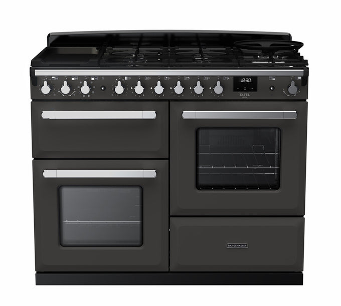 Rangemaster Dual Fuel Estel Deluxe 110cm Chrome Trim - Image 2