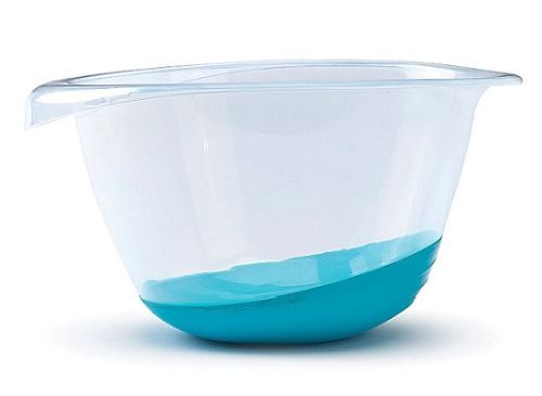 Whitefurze 3.5L white mixing bowl with pouring lip, nonslip base, ergonomic handle, premium plastic – Keans Claremorris
